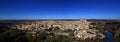 Panoramic view of the historic city of Toledo in Spain. Royalty Free Stock Photo