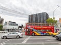 City tour bus in Melbourne Royalty Free Stock Photo