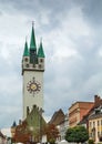City tower, Straubing, Germany Royalty Free Stock Photo
