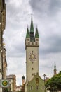 City tower, Straubing, Germany Royalty Free Stock Photo