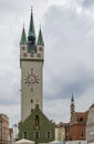 City tower, Straubing, Germany Royalty Free Stock Photo