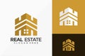 City Town Real Estate Logo Design. Creative Idea logos designs Vector illustration template Royalty Free Stock Photo