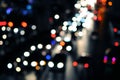 City Traffic at Night Royalty Free Stock Photo