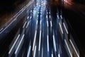 City traffic night scene. Royalty Free Stock Photo