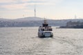 city transport - boat crossing the bosphorus