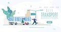 City Transport Company, Service Vector Website