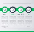 City transport, infographic elements, linear icons