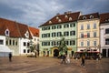 Historic main square in bratislava center