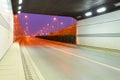 City tunnel road viaduct of night scene Royalty Free Stock Photo