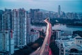 City twilight view of Guangzhou Royalty Free Stock Photo