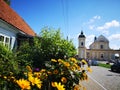 In the city of Tykocin in Poland in summer Royalty Free Stock Photo