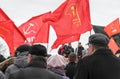 City of Ulyanovsk, Russia, march23, 2019, a rally of communists against the growth of social injustice, the growth of