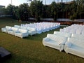 sofa`s arrange in wedding event