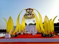 traditional Indian wedding stage