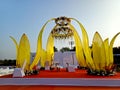 traditional Indian wedding stage