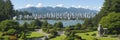 City of Vancouver, Stanley Park, Canada, a huge park with beautiful scenery and historic architectural elements Royalty Free Stock Photo