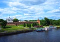 The city of Veliky Novgorod details and elements of architecture