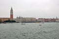 City of Venice from river, Italy Royalty Free Stock Photo