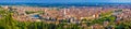 City of Verona old center and Adige river aerial panoramic view Royalty Free Stock Photo