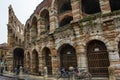 City of Verona. Verona amphitheatre, the third largest in the world. Roman Arena in Verona, Italy