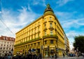 City of Vienna. historical building in classic style. beautiful light