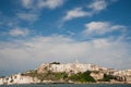 City of Vieste view from the sea Royalty Free Stock Photo