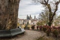 City view from Alameda park,Santiago de Compostela,Spain.