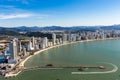 City View of Balneario Camboriu beach. Santa Catarina