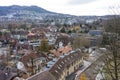 City view of bern capital of switzerland in winter Royalty Free Stock Photo