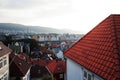 City view from Bispengsgaten street, BERGEN, NORWAY Royalty Free Stock Photo