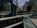 City View of Chelsea Manhattan New York City from the High Line Park NYC Royalty Free Stock Photo