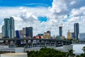 City view from cruise boat