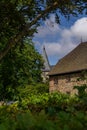 City view in the german city called Neustadt Hessen. Royalty Free Stock Photo