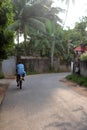 City view of Hikkaduwa, Sri lanka