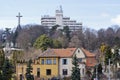 City view at Hotel Belvedere, Cluj-Napoca, Romania