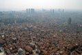 A city view of Istanbul from the top