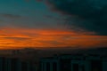 city view, Lviv, Ukraine, sunrise, amazing sky, sunlight
