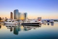 City View with Marina Bay at San Diego, California Royalty Free Stock Photo