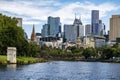 City View of Melbourne from the Yarra River, Australia