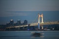 City.View at night on Kwangali Bridge Royalty Free Stock Photo