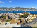 City view from old town of Ibiza, Spain Royalty Free Stock Photo