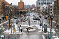 City view with Ottawa Sign in York street near Byward market in the capital of Canada Royalty Free Stock Photo