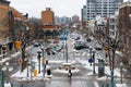 City view with Ottawa Sign in York street near Byward market in the capital of Canada Royalty Free Stock Photo