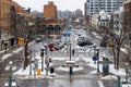 City view with Ottawa Sign in York street near Byward market in the capital of Canada Royalty Free Stock Photo