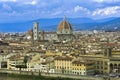 City view over Florence and Duomo Santa Maria del Fiore with Cam