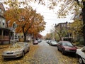 City view in philadelphia autumn day shot Royalty Free Stock Photo