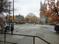 City view in philadelphia autumn day shot Royalty Free Stock Photo