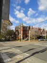 City view in philadelphia autumn day shot Royalty Free Stock Photo