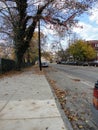 City view in philadelphia autumn day shot Royalty Free Stock Photo