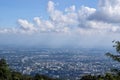City from the view point on top of mountain Royalty Free Stock Photo